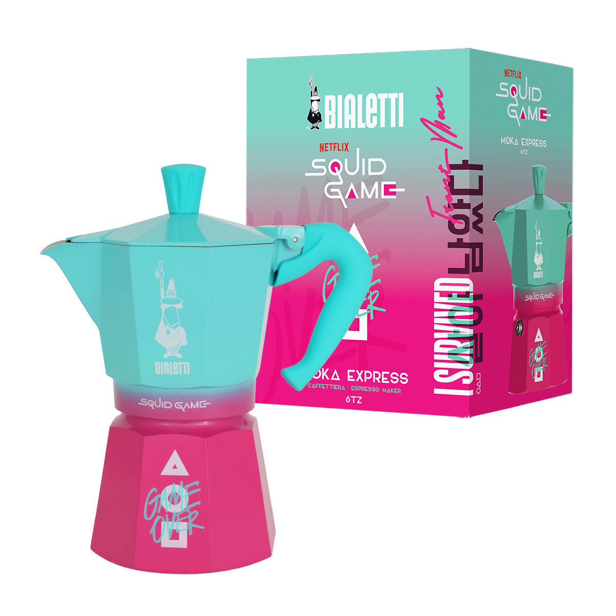 Bialetti Bialetti Kawiarka Moka Express 6Tz Squid Game