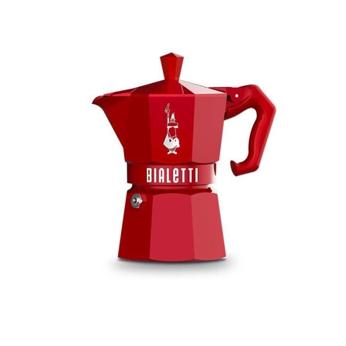 Bialetti BIALETTI Moka Exclusive 3 filiżanki w kolorze czerwonym