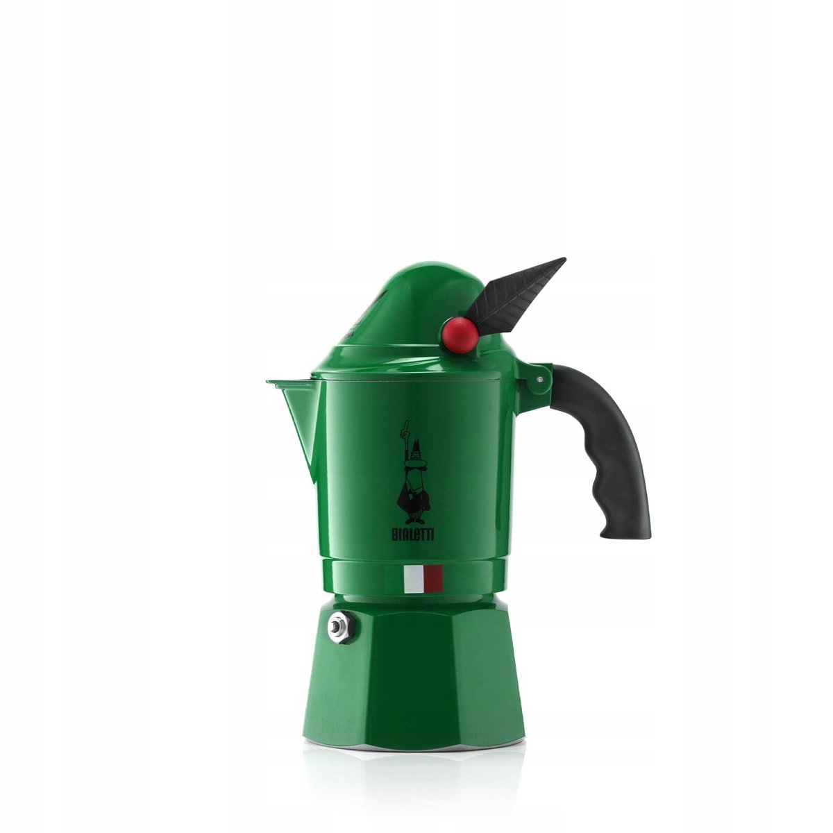 Inny producent Bialetti Moka Express Alpina Kawiarka 3 Filiżanki 130ml Aluminiowa Zielona