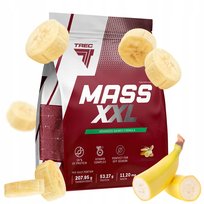 Białko Gainer Trec Mass Xxl 4800G Mega Mutant Mass Węglowodany Wielka Paka Trec