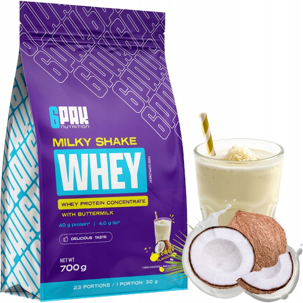 Białko Milky Shake Whey Pyszny Koktajl Odżywka Białkowa Z Maślanką Wpc 80