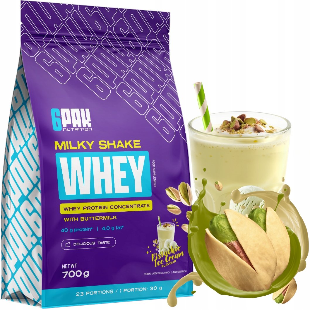 Białko Serwatkowe 100% Wpc 80 Odżywka Białkowa Milky Shake Whey Protein