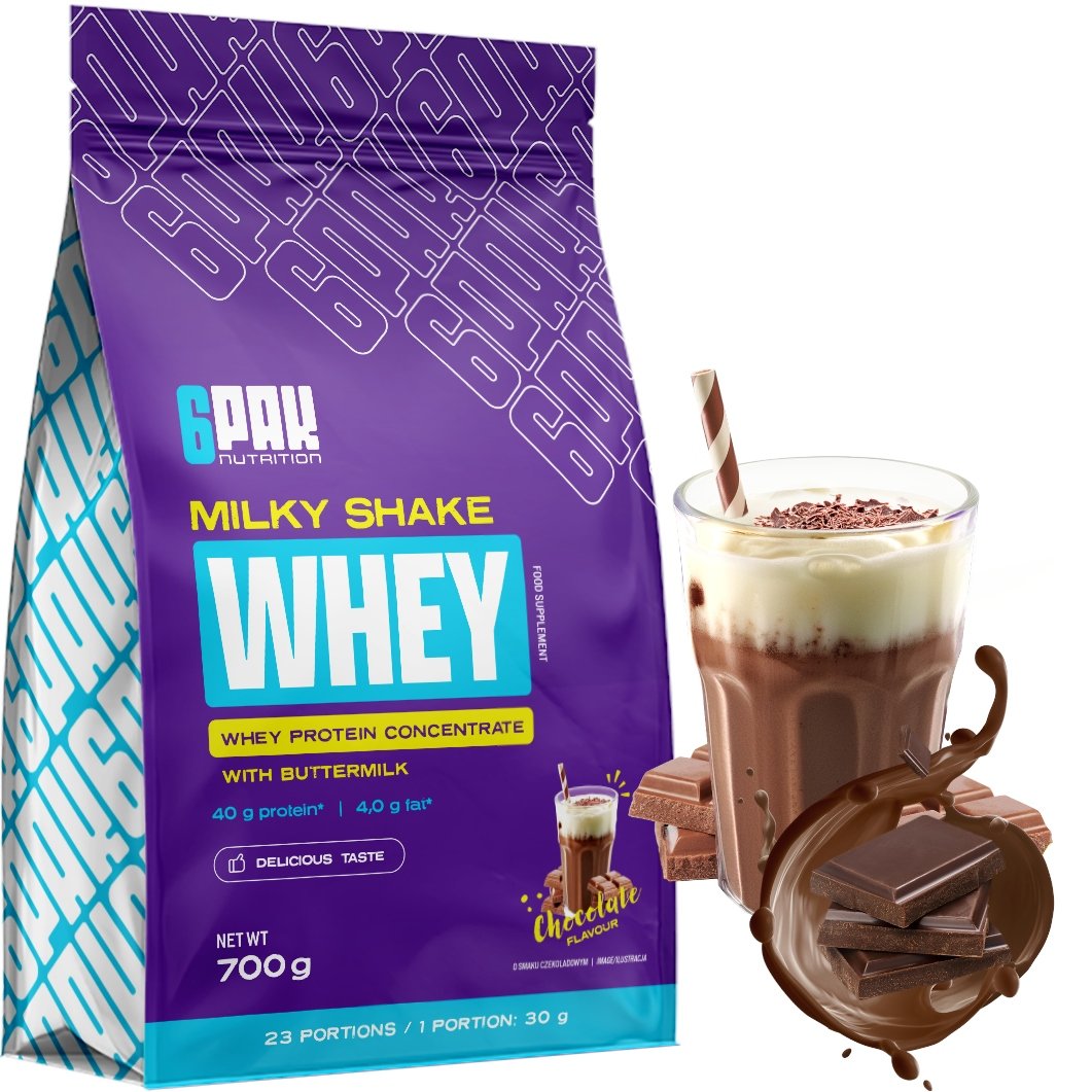 Białko Serwatkowe Czekoladowe Wpc 80 700G Odżywka Białkowa Milky Shake Whey