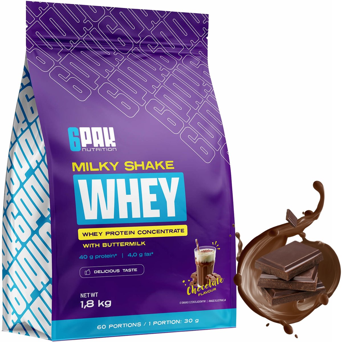 Białko Serwatkowe Xxl 100% Wpc 80 Odżywka Białkowa Milky Shake Whey Protein