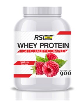 Białko Whey Protein High Quality Complex malinowy 900 g - Inna marka
