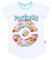 Biało-miętowa bluzeczka POKEMON M
