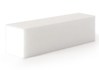 Biały blok polerski czterostronny kostka polerka gradacja 240/240 - AlleBeauty