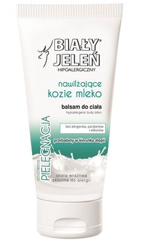 Biały Jeleń, hipoalergiczny balsam do ciała nawilżający Kozie Mleko, 200 ml - Biały Jeleń