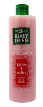 Biały Jeleń, Owoc i Zioło, płyn do kąpieli Kalina & Melisa, 400 ml - Biały Jeleń