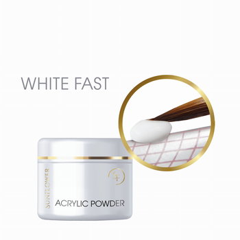 Biały Puder Akrylowy Szybki-  "Fast" - White 6g - SUNFLOWER