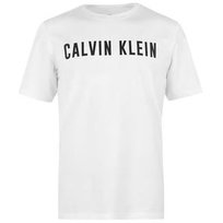 Biały T-shirt męski Calvin Klein Performance Logo, Rozmiar M