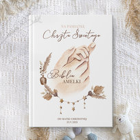BIBLIA dla Dziecka na Pamiątkę Chrztu Św. Boho