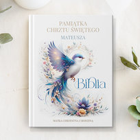 BIBLIA Ilustrowana Pamiątkowy Prezent Na Chrzest Święty Dla Dziecka Z Imieniem