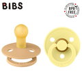 Bibs Colour 2-Pack Desert Sand & Sunshine S Smoczek Uspokajający Kauczuk Hevea - Bibs