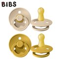 BIBS COLOUR 2-PACK VANILLA & MUSTARD S Smoczek Uspokajający kauczuk Hevea - Bibs