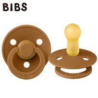 BIBS COLOUR CARAMEL M Smoczek uspokajający kauczuk Hevea