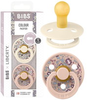 Bibs Liberty Colour Smoczek Uspokajający Kauczuk 2-Pack Eloise Blush S