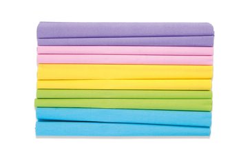 Bibuła marszczona, 10 rolek, pastelowe kolory - Happy Color