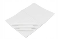 Bibuła ozdobna 20g 50x70cm Biała - do pakowania prezentów - 50 arkuszy Neopak