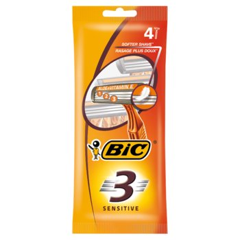 BiC 3 Sensitive 3 ostrzowa golarka 4 sztuki - BiC