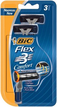Bic, Flex 03 Comfort, maszynka do golenia, 3 szt. - BiC