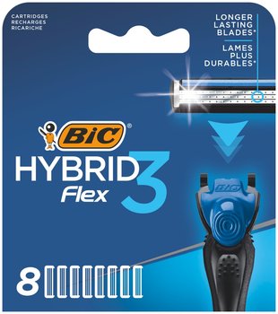 BiC Hybrid Flex 3, Wkłady do maszynki do golenia, 8 szt. - BiC