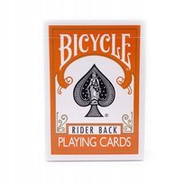 Bicycle Standard Rider Back Orange karty do gry pomarańczowe Bicycle