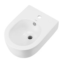 Bidet wiszący Calix, Owalny, Biały połysk, 36 cm