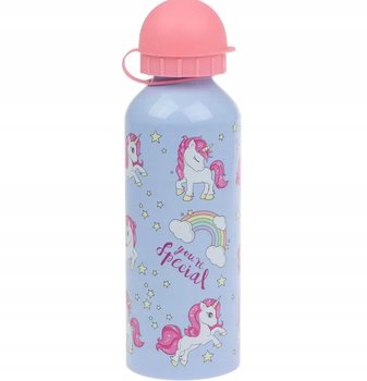 bidon aluminiowy z ustnikiem UNICORN jednorożec blue YOU'RE SPECIAL 500ml - Kids Euroswan