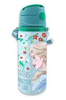 Bidon Aluminiowy Ze Słomką Butelka Dla Dzieci Elsa Kraina Lodu Frozen 600 Ml - Inny producent