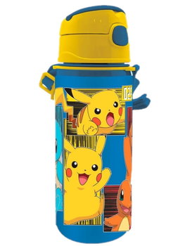 Bidon butelka dziecięca ze słomką Pokemon Pikachu 600 ml - Inna marka