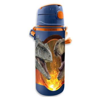 Bidon do picia Aluminiowy JURASSIC WORLD 600ml dla dzieci - Kids Euroswan