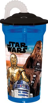 Bidon z rurką Star Wars niebieski 350 ml DISNEY - Disney