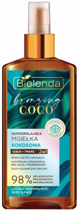Empik Bielenda, Bronzing Coco Samoopalająca Mgiełka Ciało + Twarz 2w1, 150ml