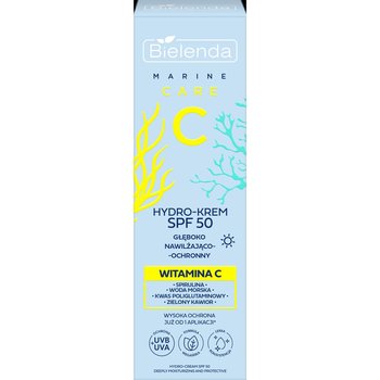 Bielenda, C MARINE CARE, Hydro-krem głęboko nawilżająco- ochronny SPF 50, 40 ml - Bielenda