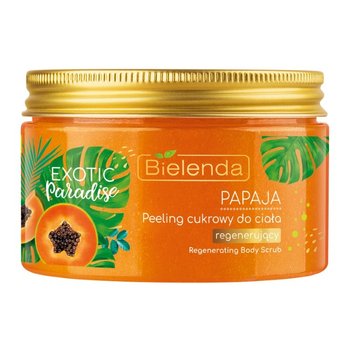 Bielenda, Exotic Paradise, regenerujący peeling cukrowy do ciała Papaja, 350 g - Bielenda