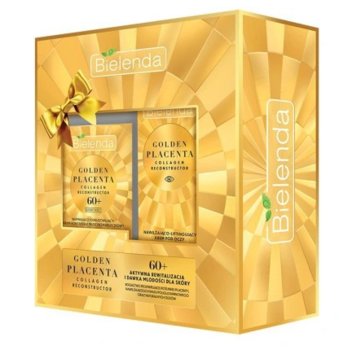 Bielenda, Golden Placenta 60+,  zestaw prezentowy kosmetyków do pielęgnacji, 2 szt.  - Bielenda