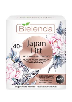 Bielenda, Japan Lift 40+, wygładzający krem-koncentrat przeciwzmarszczkowy na noc, 50 ml - Bielenda