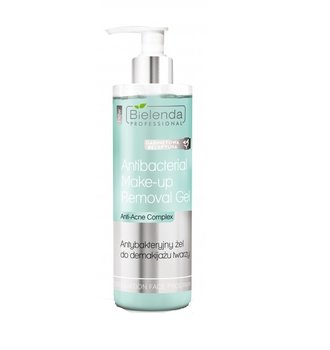 Bielenda Professional, Exfoliaton Face Program, żel antybakteryjny do demakijażu twarzy, 200 g - Bielenda