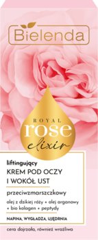 Bielenda, Royal Rose Elixir, Przeciwzmarszczkowy Krem Liftingujący Pod Oczy I Wokół Ust, 15 Ml - Bielenda