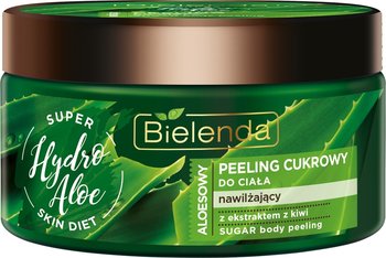 Bielenda, Super Skin Diet, Hydro Aloe peeling do ciała cukrowy nawilżający, 350 g - Bielenda