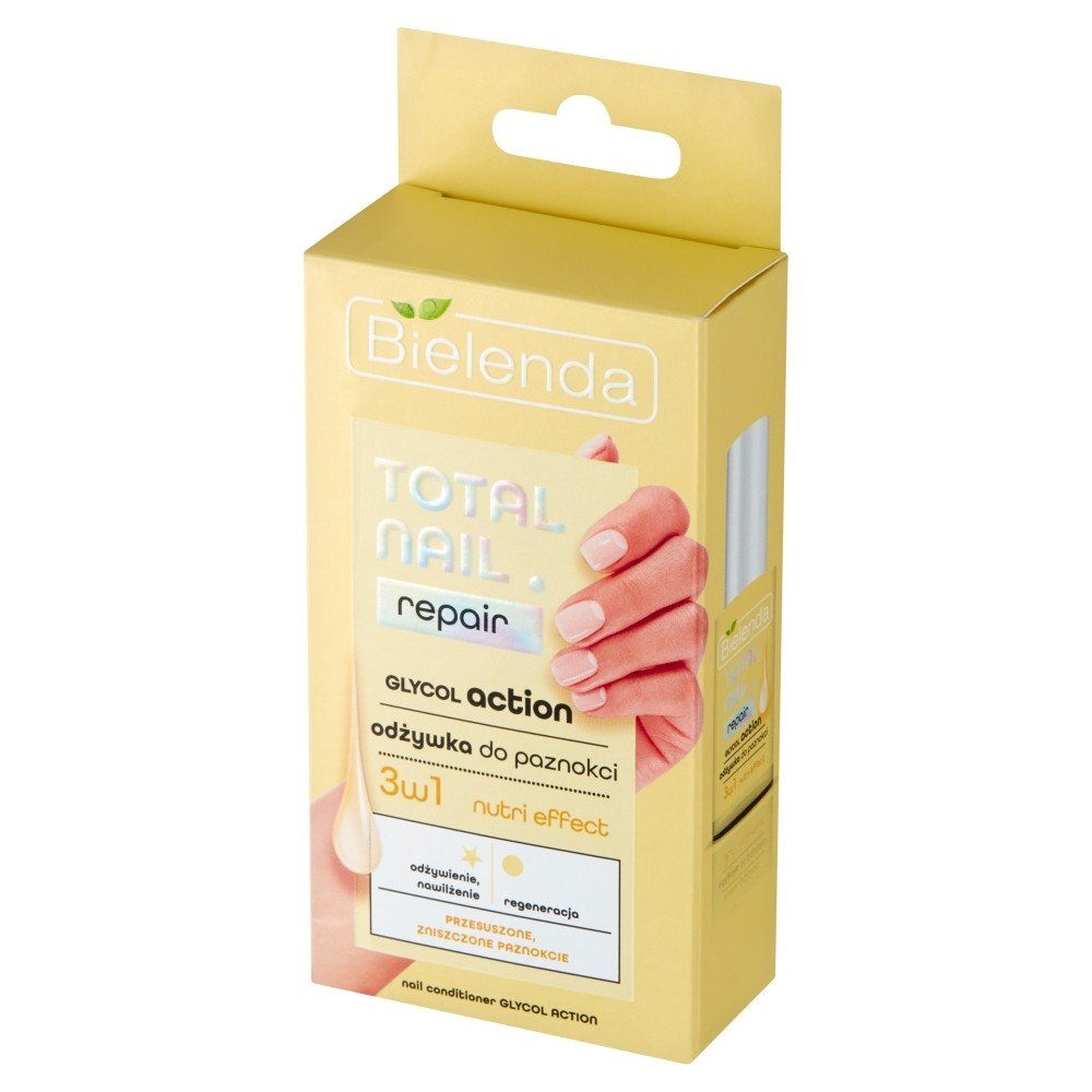 Bielenda, Total Nail Repair, Odżywka do paznokci Glycol Action 3w1 10ml