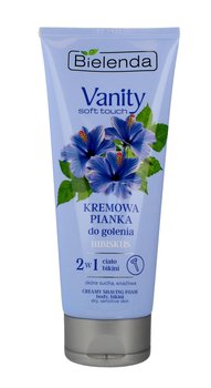 Bielenda, Vanity Soft Touch, kremowa pianka do golenia 2w1 Hibiskus, 175 g - Bielenda