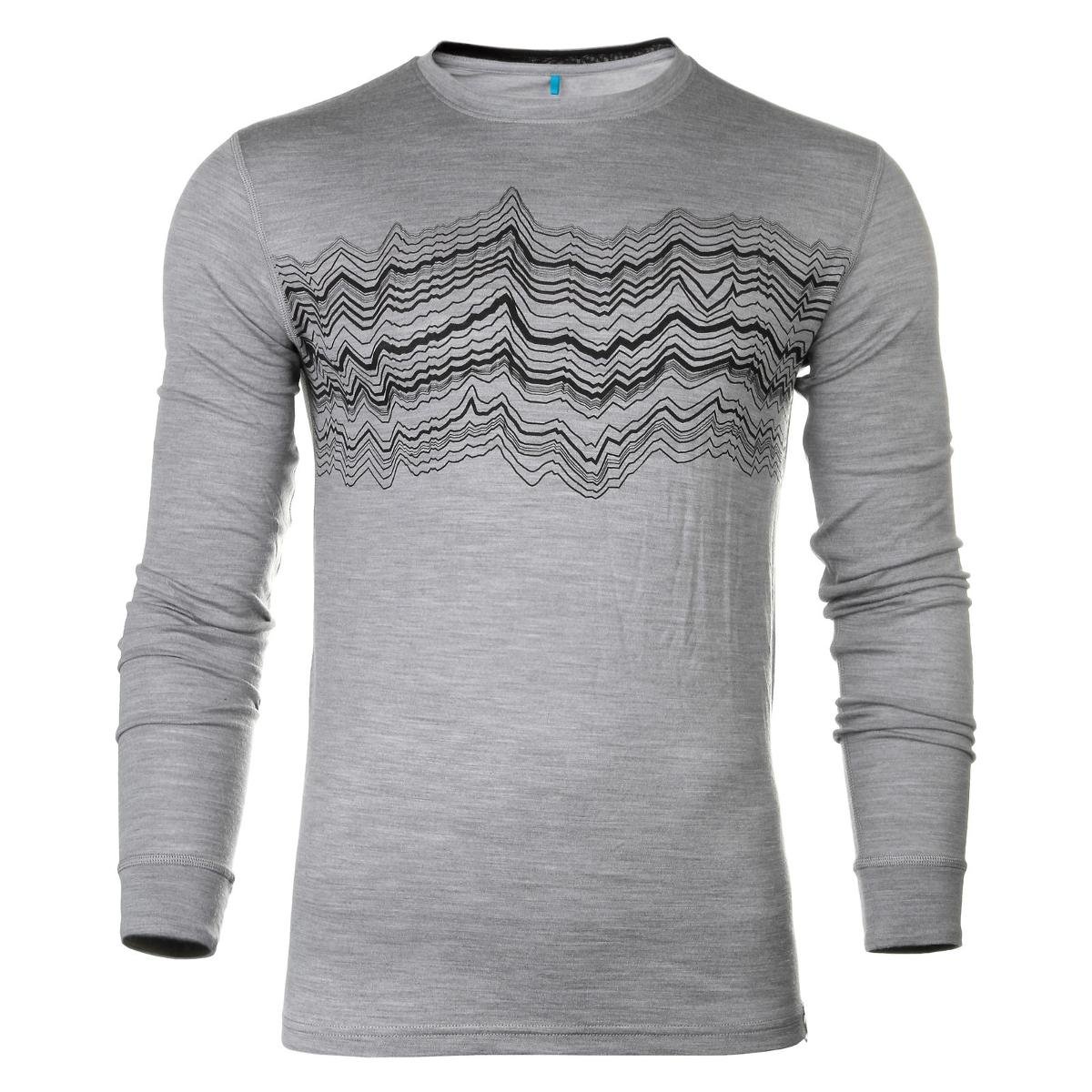 Odlo Herren Merino Heritage Thermoshirt - Langarm Mit Reißverschluss, Mulesingfrei
