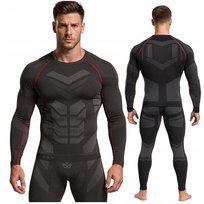 BIELIZNA TERMOAKTYWNA KOMPLET MĘSKA ODZIEŻ TERMICZNA BLUZA SPODNIE XXL