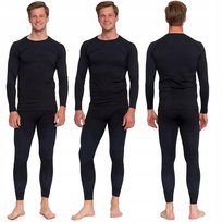 BIELIZNA TERMOAKTYWNA MĘSKA ODZIEŻ TERMICZNA KOMPLET GÓRA DÓŁ MORAJ 3XL NAVY