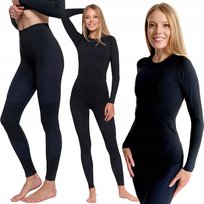 Bielizny Termoaktywna Damska Odzież Termiczna Komplet Góra Dół Moraj M Navy