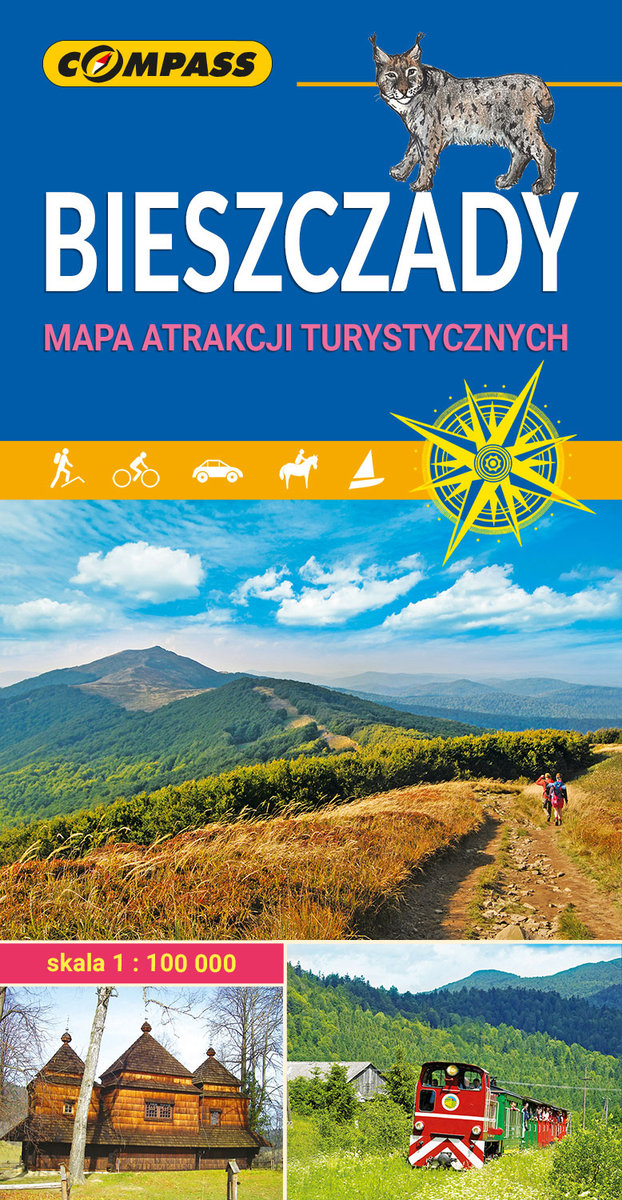 Bieszczady. Mapa Atrakcji Turystycznych - Opracowanie Zbiorowe ...