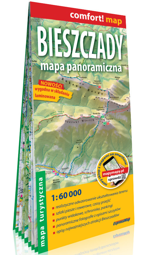 Bieszczady. Mapa turystyczna-Zdjęcie-0