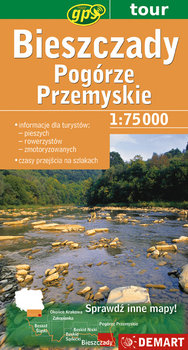 Bieszczady, Pogórze Przemyskie. Mapa turystyczna 1:75 000 - Opracowanie zbiorowe